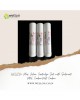 WELLON Plus Inline Cartridge Set with Sediment, Pre Carbon, Post Carbon and Connector for All Domestic RO Water Purifier (Pack 4) WELLON Plus Inline Cartridge Set with Sediment, Pre Carbon, Post Carbon and Connector for All Domestic RO Water Purifier (Pack 4)